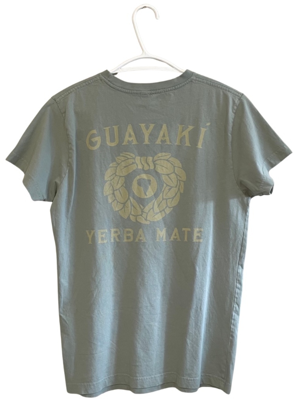 4/$20➡️  KNOWN SUPPLY Guayaki Sage Green Graphic Tee – Size XS EUC